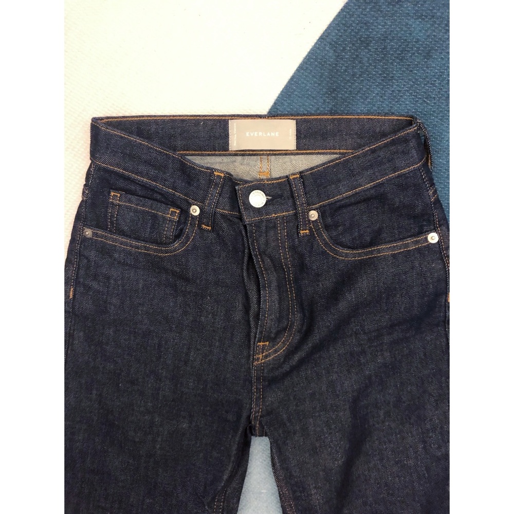 Everlane dark wash ankle jeans